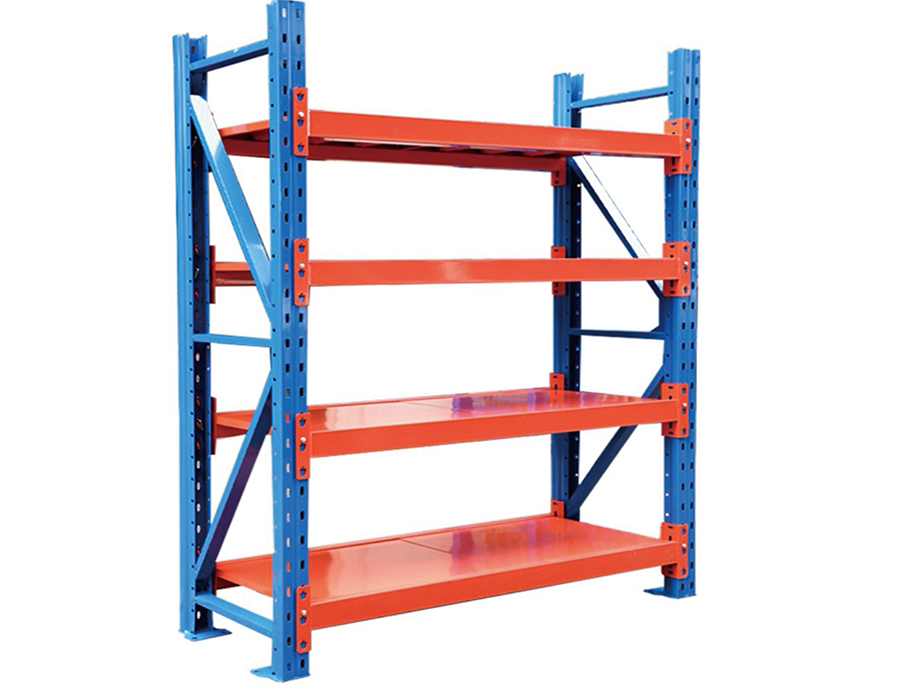 Prateleiras sem parafusos para serviços médios (500-800 kg/camada)