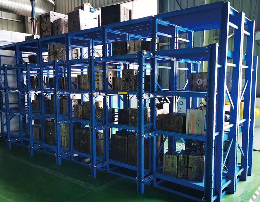 Racks de moldes tipo gaveta: armazenamento de moldes seguro e eficiente com cargas de até 2.000 kg